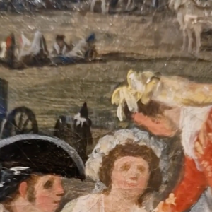 La pincelada de Goya en el boceto "La pradera de San Isidro" (1788)