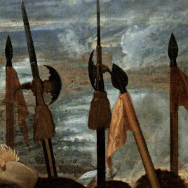 Marcapáginas de la exposición "El Palacio del Rey Planeta. Felipe IV y el Buen Retiro", donado por Carmen Sánchez García