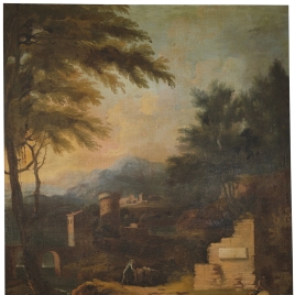 Paisaje con figuras