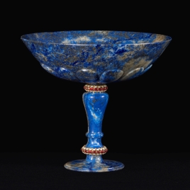 Lapis lazuli goblet