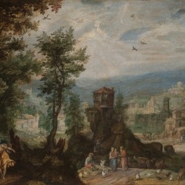 Paisaje con Abraham y Agar
