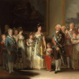 La familia de Carlos Cuarto. Goya