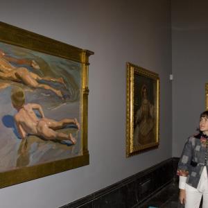 La ministra de Cultura visita las nuevas salas del Museo dedicadas al siglo XIX que se inaugurarán próximamente