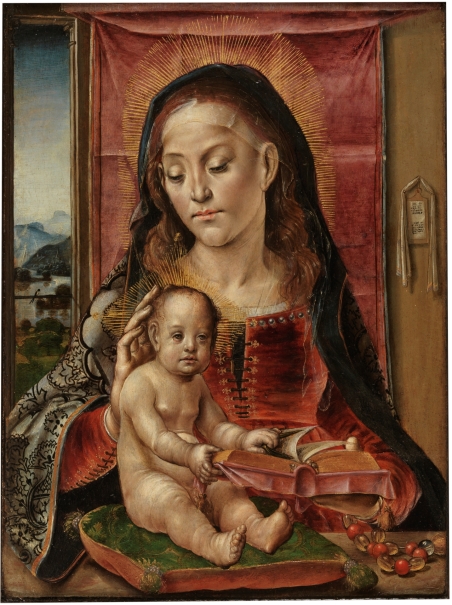 Imagen de la obra: "La Virgen con el Niño"