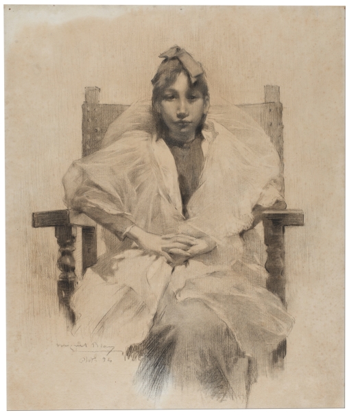 Imagen de la obra: "Muchacha sentada"