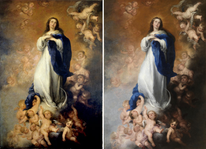The Restoration of The Soult Immaculate Conception by Bartolomé Esteban Murillo