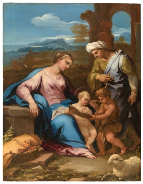Imagen de la obra: "La Sagrada Familia con santa Isabel y san Juanito"