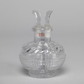 Bottle from the Travel Toiletry Case Belonging to Ferdinand VII, King of Spain