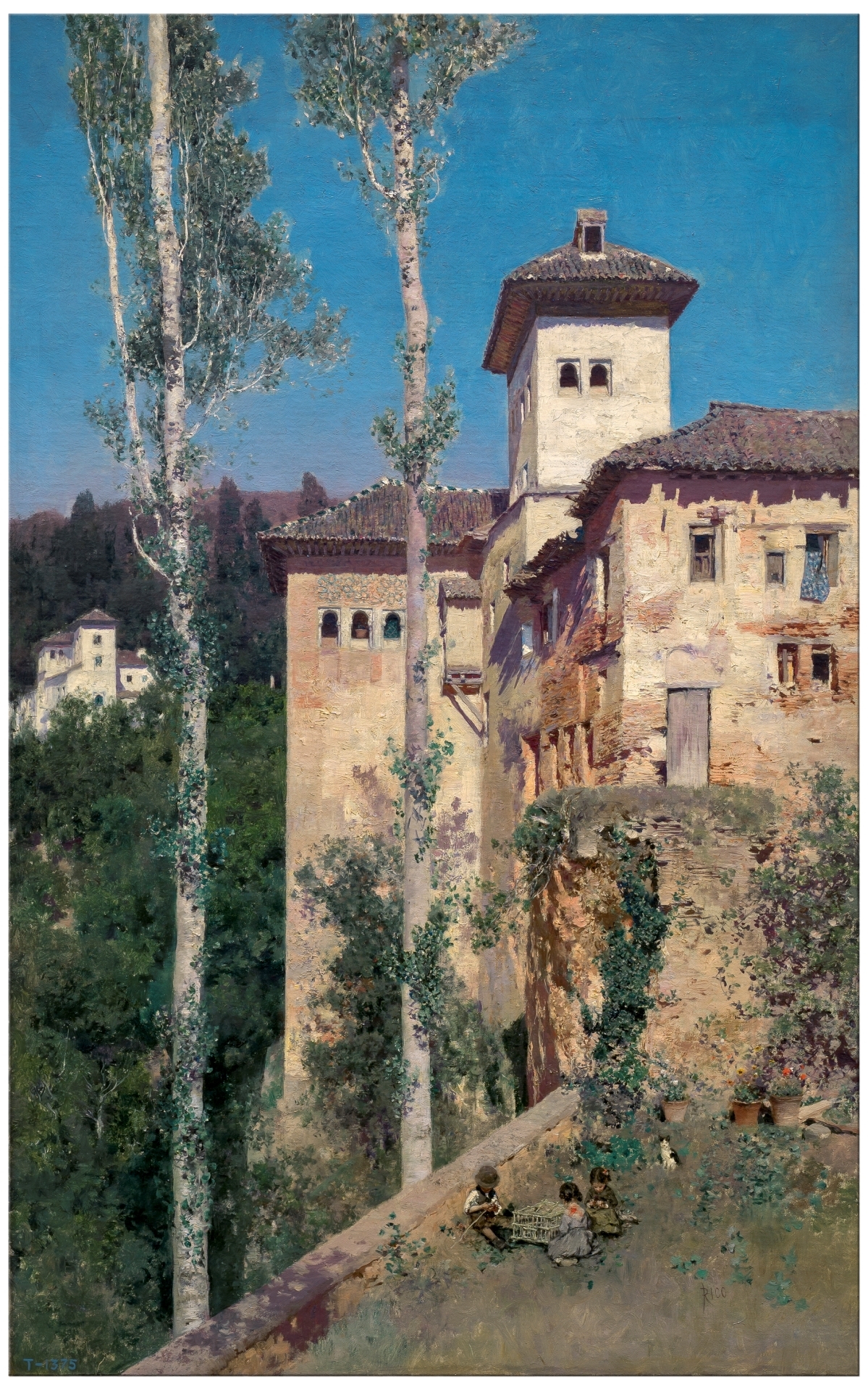 La Torre de las Damas in the Alhambra, Granada - The - Museo Nacional Prado