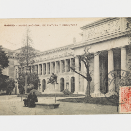 Museo del Prado, vista de la fachada oeste o de Velázquez