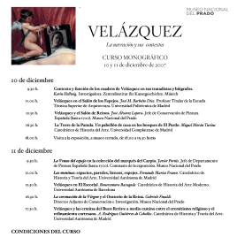 Velázquez [Recurso electrónico] : la narración y sus contextos : curso monográfico, 10 y 11 de diciembre de 2007 / Museo Nacional del Prado.