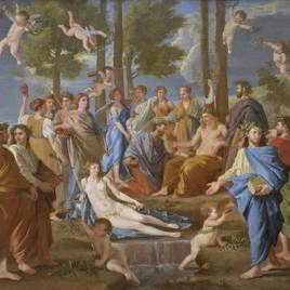 El Parnaso. Poussin
