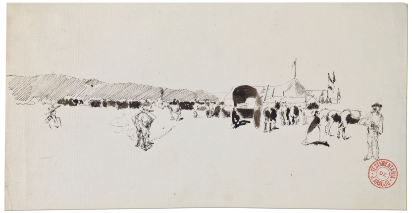 Imagen de la obra: "Circo en el pueblo"