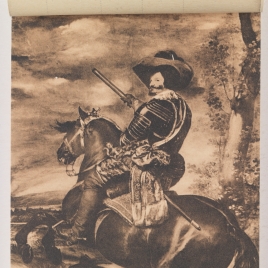 Gaspar de Guzmán, conde-duque de Olivares, a caballo