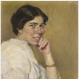 Pilar de Castro Gómez, esposa del pintor