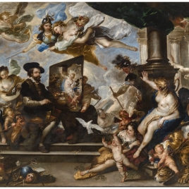 Rubens pintando la Alegoría de la Paz