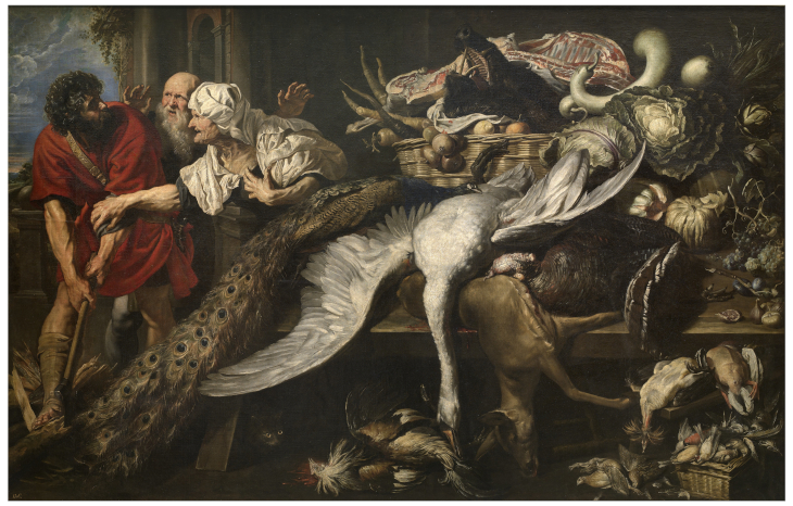 A picture painted by Rubens in collaboration with a specialist