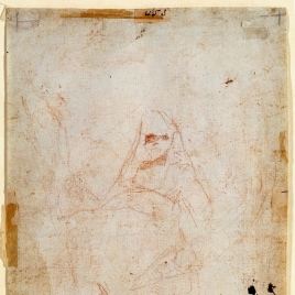 Croquis de mujer encapuchada