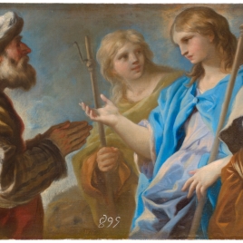 Abraham adorando a los tres ángeles