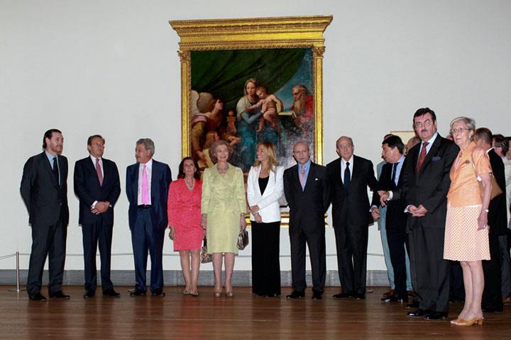 S.M. la Reina de España inaugura la exposición “El último Rafael”