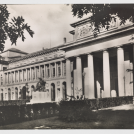 Museo del Prado, vista de la fachada oeste o de Velázquez