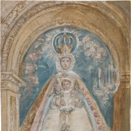 The Virgin of Help at her Altar