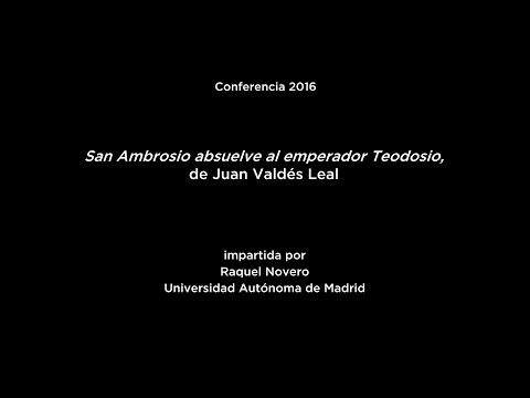 Conferencia: San Ambrosio absuelve al emperador Teodosio, de Juan Valdés Leal