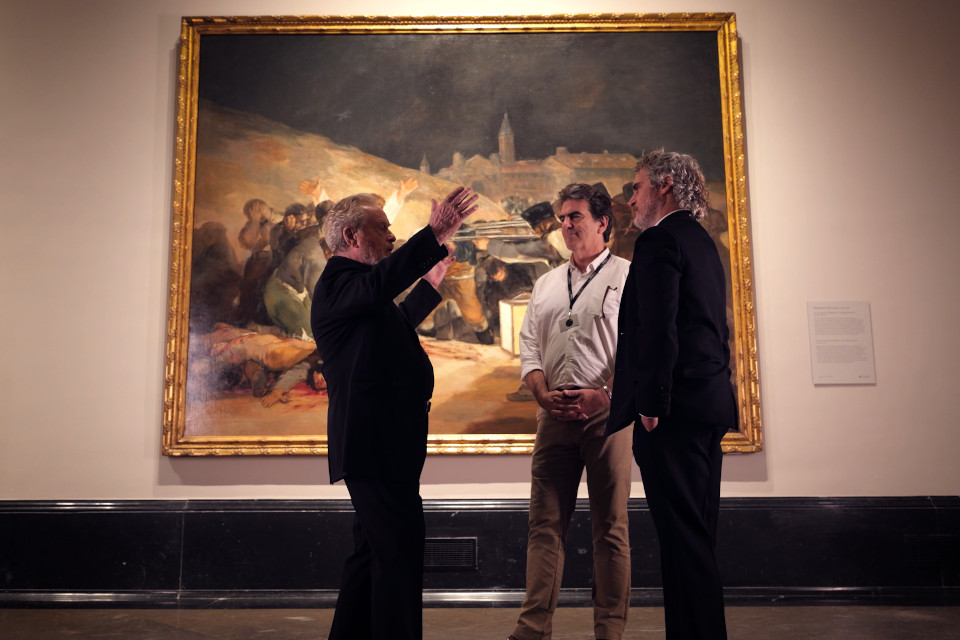 Ridley Scott y Joaquin Phoenix se despiden de Madrid con un recorrido por la obra de Goya