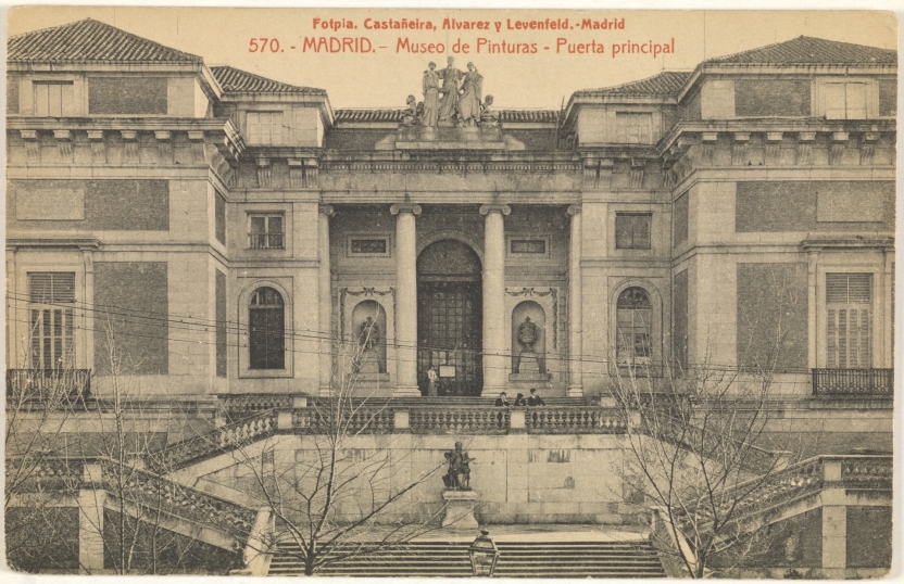 Imagen de la obra: "Museo del Prado, vista de la fachada norte o de Goya"