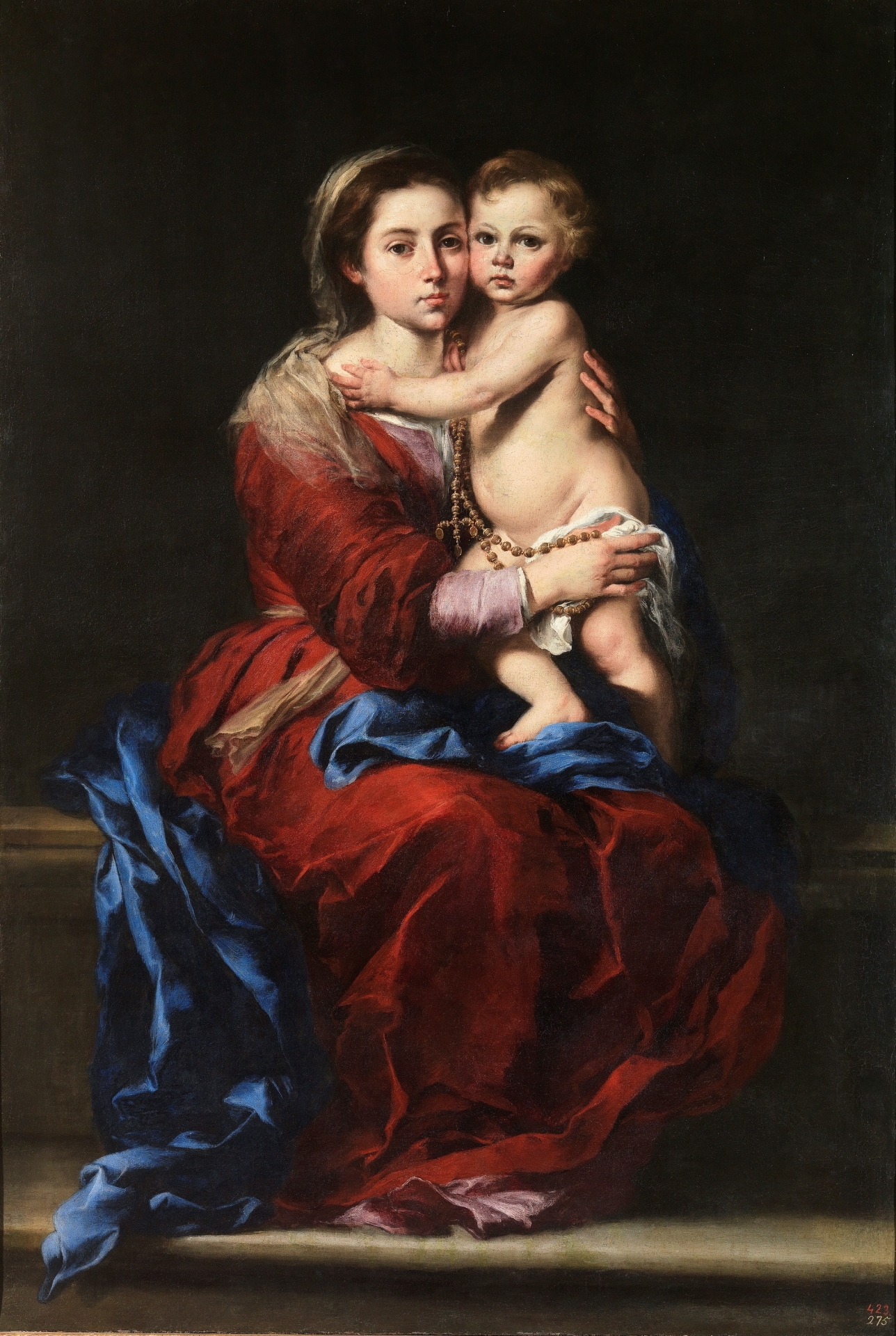 La Virgen Rosario - Colección - Museo Nacional del Prado