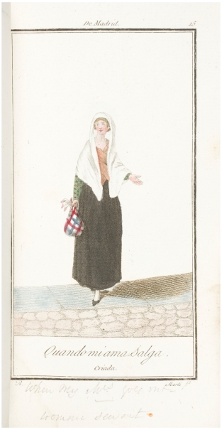 Imagen de la obra: "Criada de Madrid"
