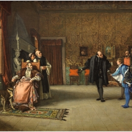 Presentación de don Juan de Austria al emperador Carlos V, en Yuste
