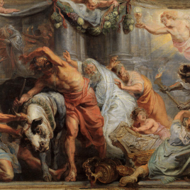 Invitación para la inauguración de la exposición "Rubens. El triunfo de la Eucaristía"