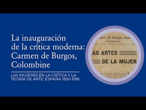 La inauguración de la crítica moderna: Carmen de Burgos, Colombine