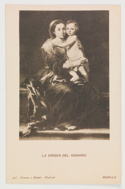Imagen de la obra: "La virgen del Rosario"