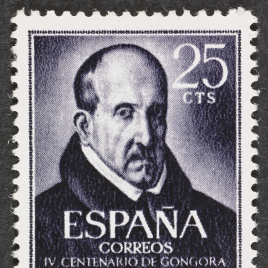 Serie de sellos IV Centenario del nacimiento de Luis de Góngora y Argote