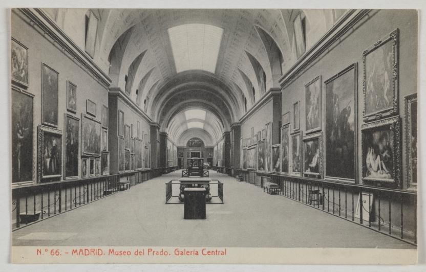 Imagen de la obra: "Museo del Prado, vista de la Galería Central"