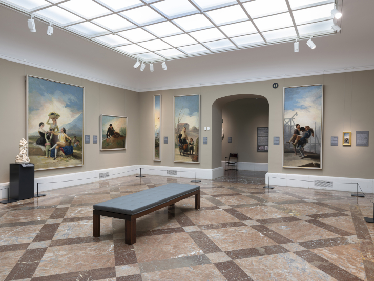 Nueva instalación de las salas de la segunda planta sur del edificio Villanueva del Museo del Prado. Foto © Museo Nacional del Prado.