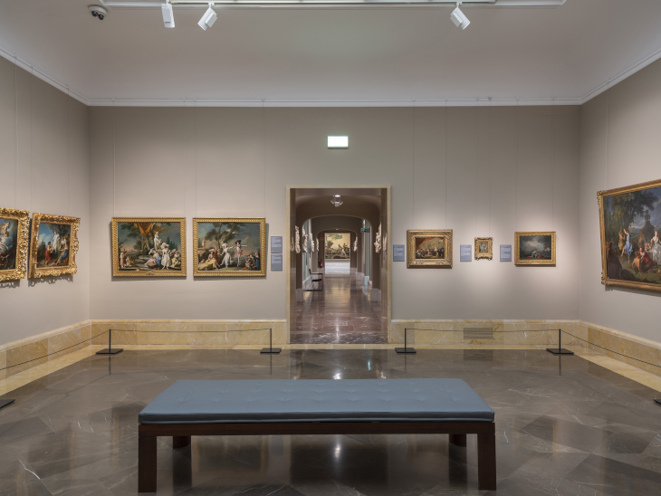 Nueva instalación de las salas de la segunda planta sur del edificio Villanueva del Museo del Prado. Foto © Museo Nacional del Prado.