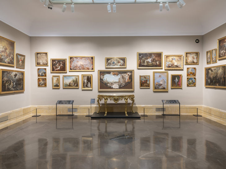 Nueva instalación de las salas de la segunda planta sur del edificio Villanueva del Museo del Prado. Foto © Museo Nacional del Prado.