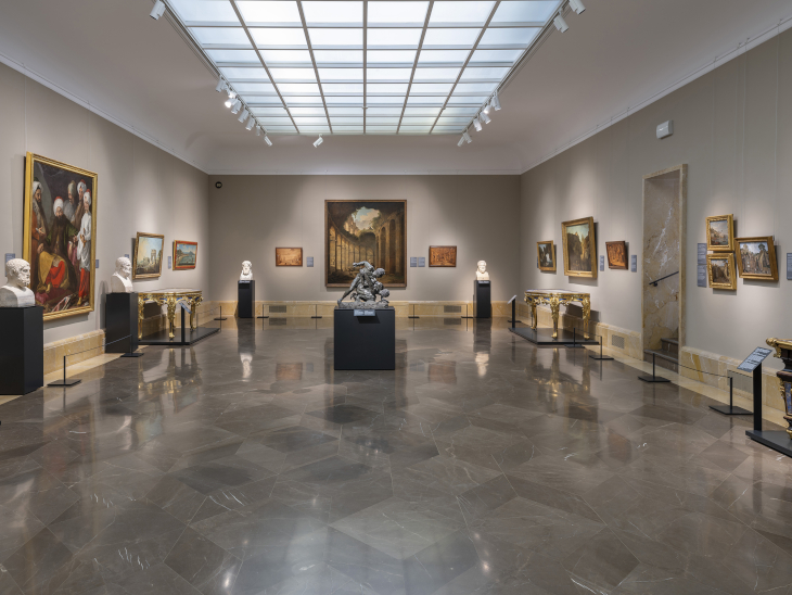 Nueva instalación de las salas de la segunda planta sur del edificio Villanueva del Museo del Prado. Foto © Museo Nacional del Prado.