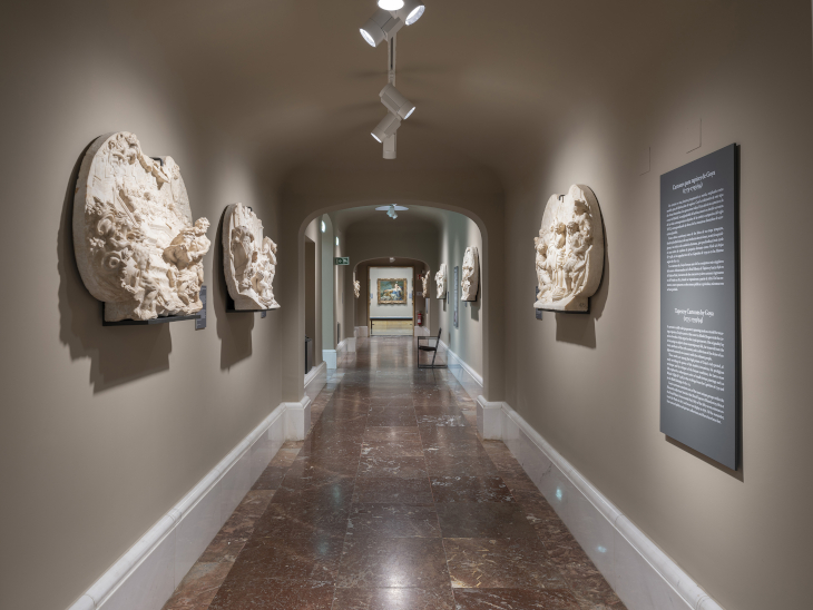 Nueva instalación de las salas de la segunda planta sur del edificio Villanueva del Museo del Prado. Foto © Museo Nacional del Prado.