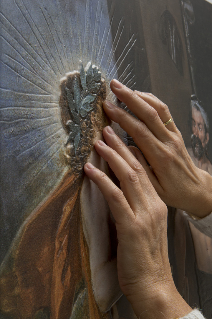 El Museo del Prado se hace accesible a personas con discapacidad visual en el Museu de Mallorca