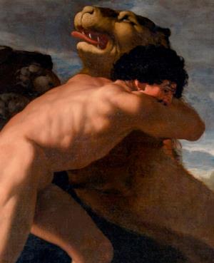 Invencibles en el Prado. Hércules lucha contra el león de Nemea