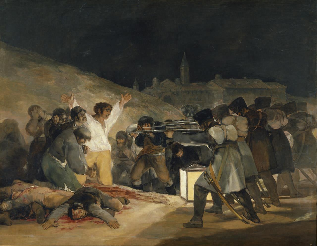 3 de mayo de 1808 en Madrid: los fusilamientos de patriotas madrileños, El [Goya]