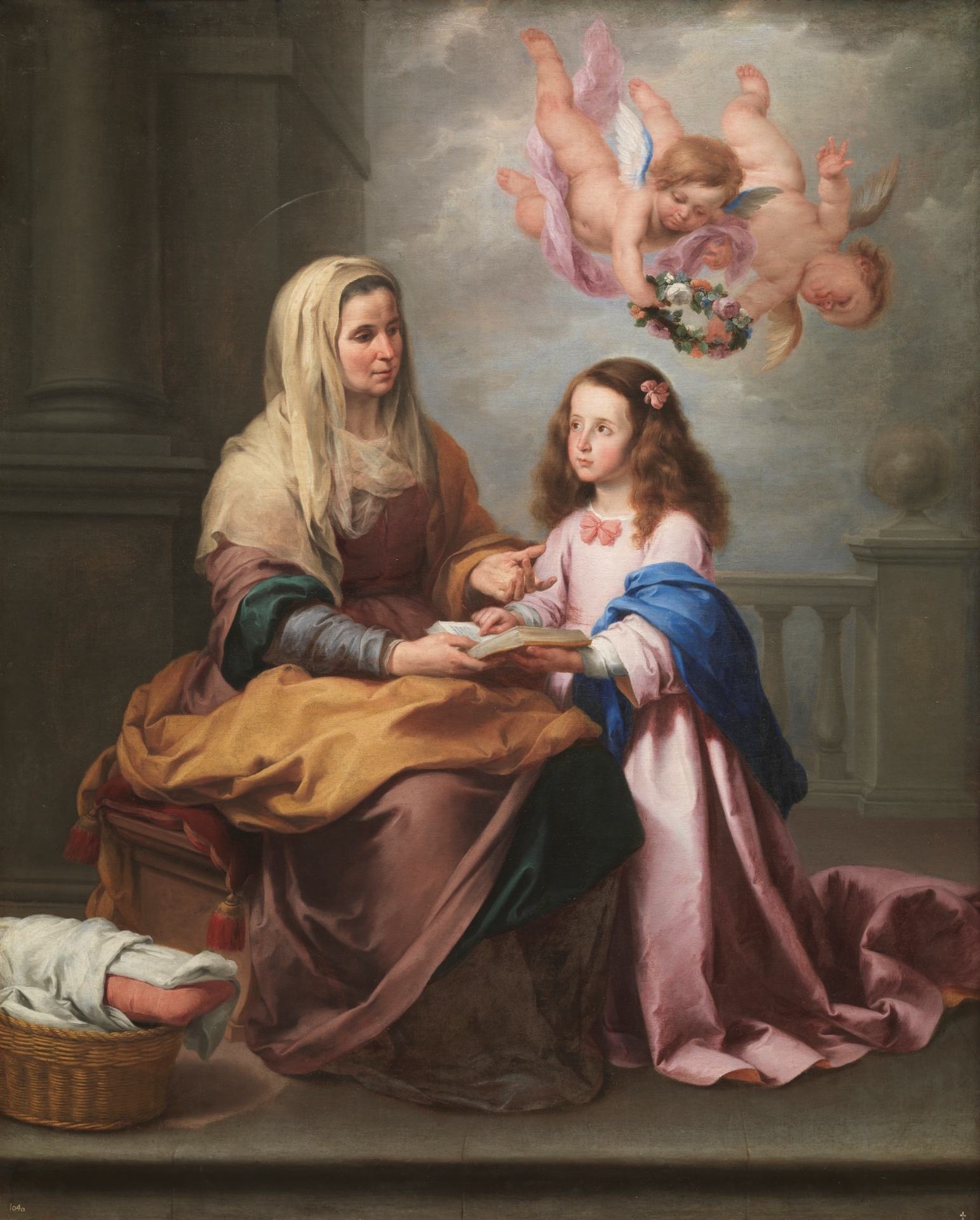 Resultado de imagen de la virgen niña y santa ana