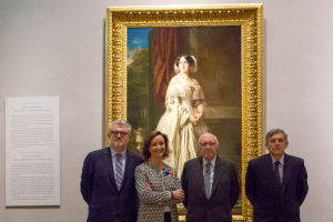 The Museo del Prado is displaying Federico de Madrazo’s portrait of the Marchioness of Espeja, donated by Alicia Koplowitz