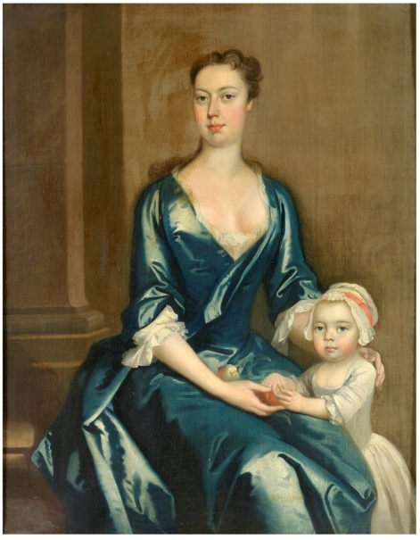 Imagen de la obra: "Retrato de dama con su hija"