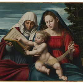 La Virgen, el Niño y santa Ana