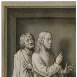 Triptych of the Redemption: Tribute to Caesar (Jesus and an Apostle)